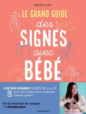 cover image of Le grand guide des signes avec bébé